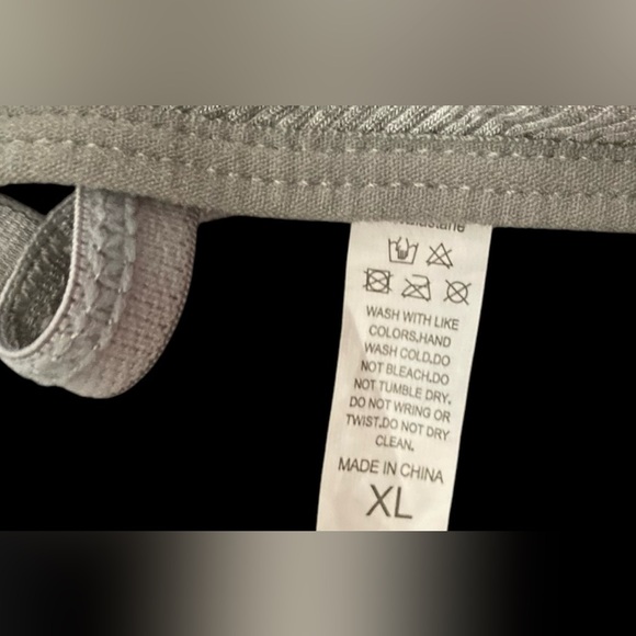 Grey Ribbed Triangle Bra - Picture 2 of 2